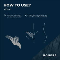 Boners Masturbateur vibrant Jeerk 10 Vibrations